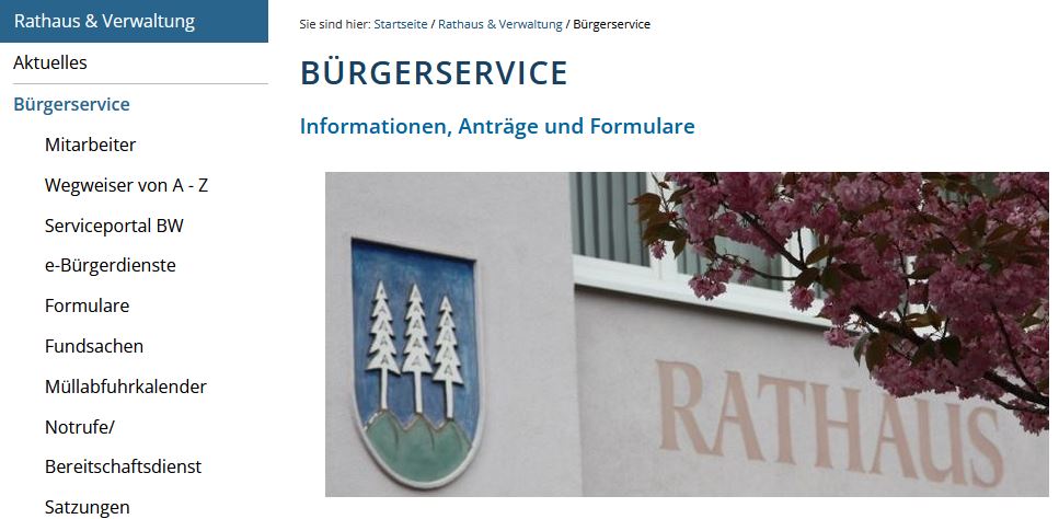 Bild Subnavigation